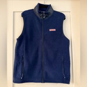 Vineyard Vines Men’s Navy Fleece Vest